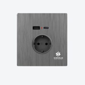 European Socket +USB+Type-C