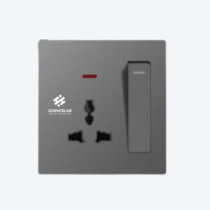 5 Pin MF Switch Socket With Neon (Medium Button)